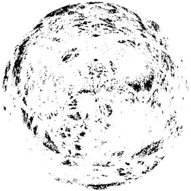 Fırçalanmış Radikal Soyut Tehlike Dokusu, Siyah ve Beyaz 