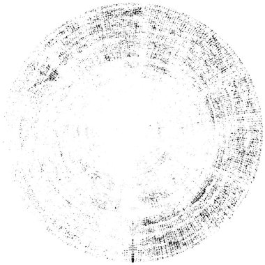 Beyaz arkaplan üzerindeki soyut grunge çemberi, vektör illüstrasyonu