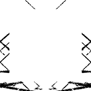 Soyut tasarım grunge çerçeve. Tek renkli arkaplan