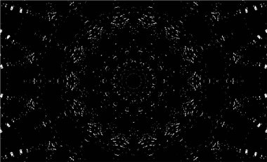Süslü siyah beyaz arka plan. Mandala deseni.