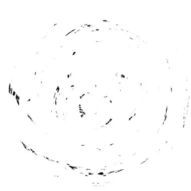 Beyaz arkaplan üzerindeki soyut grunge çemberi, vektör illüstrasyonu