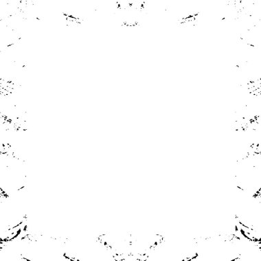 Beyaz arkaplanda Grunge kare çerçeve