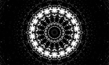 Vektör mandala. Yuvarlak. El çizildi.