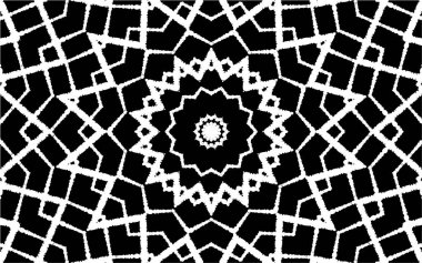 Kaleydoskopik desenli süslemeli tek renkli arkaplan