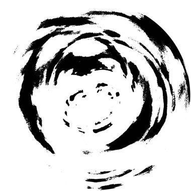 Gölgeli Doku: Kaotik Tek Renk Desenli Soyut Küre