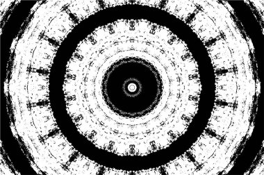 Vektör mandala. Yuvarlak. El çizildi.