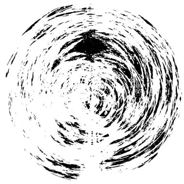 Gölgeli Doku: Kaotik Tek Renk Desenli Soyut Küre