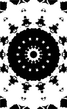 Soyut yaratıcı siyah beyaz desen, vektör çizimi. güzel süs arkaplanı