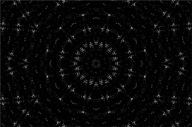 Mandala deseni. Süslü siyah beyaz arkaplan. 
