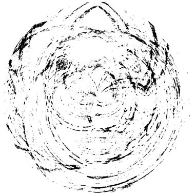 Beyaz arkaplanda siyah mürekkep darbelerinin grunge deseni 