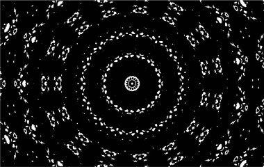 Kaleydoskopik desenli tek renkli süslemeli arkaplan