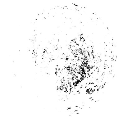 Beyaz arkaplanda siyah mürekkep darbelerinin grunge deseni 