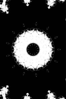 Siyah ve beyaz süslemeli arka plan. Mandala deseni.