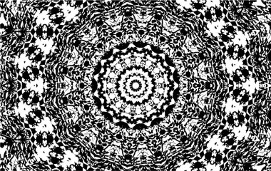 Kaleydoskopik desenli tek renkli süslemeli arkaplan