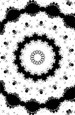 Kaleydoskopik desenli tek renkli süslemeli arkaplan