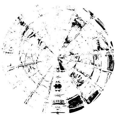 Beyaz arkaplan vektör illüstrasyonunda soyut siyah damga    