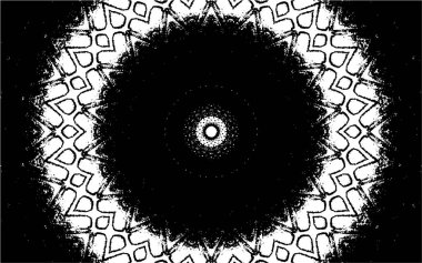 Vektör mandala. Yuvarlak. El çizildi.