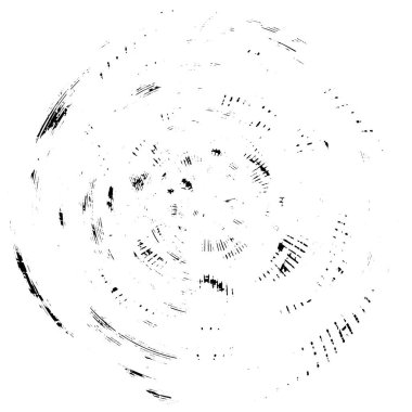 Beyaz arkaplanda siyah mürekkep darbelerinin grunge deseni 