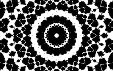 Kaleydoskopik desenli süslemeli tek renkli arkaplan