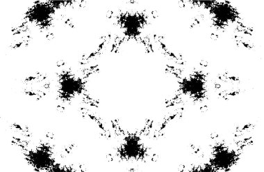 Süslü siyah beyaz arka plan. Mandala deseni.