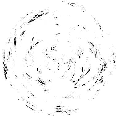 Beyaz arkaplan vektör illüstrasyonunda soyut siyah damga    