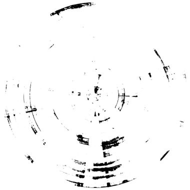 Beyaz arkaplan vektör illüstrasyonunda soyut siyah damga    