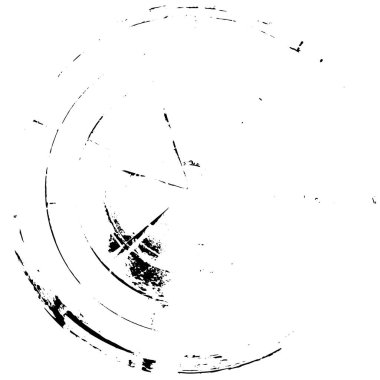 Beyaz arkaplan vektör illüstrasyonunda soyut siyah damga    