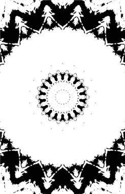 Vektör mandala. Yuvarlak. El çizildi.