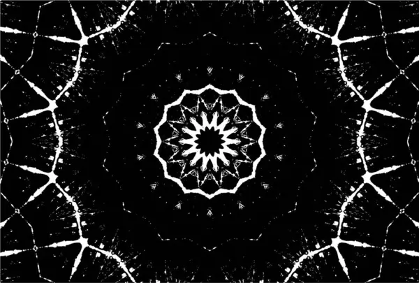 Kaleydoskopik desenli siyah beyaz yaratıcı arkaplan