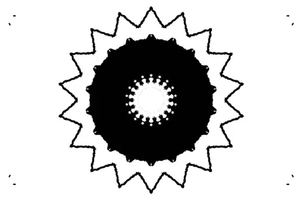 Abstraktní Kreativní Černobílý Vzor Vektorová Ilustrace Krásné Ornamentální Pozadí — Stockový vektor