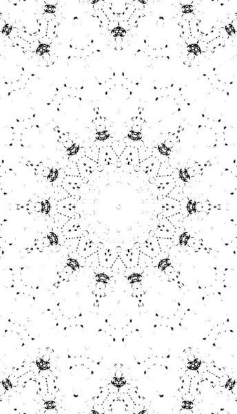 Mosaïque Géométrique Noir Blanc — Image vectorielle