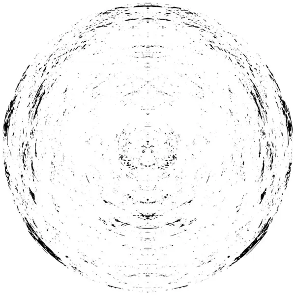 Beyaz zemin üzerinde soyut grunge daire, güzel siyah ve beyaz desen