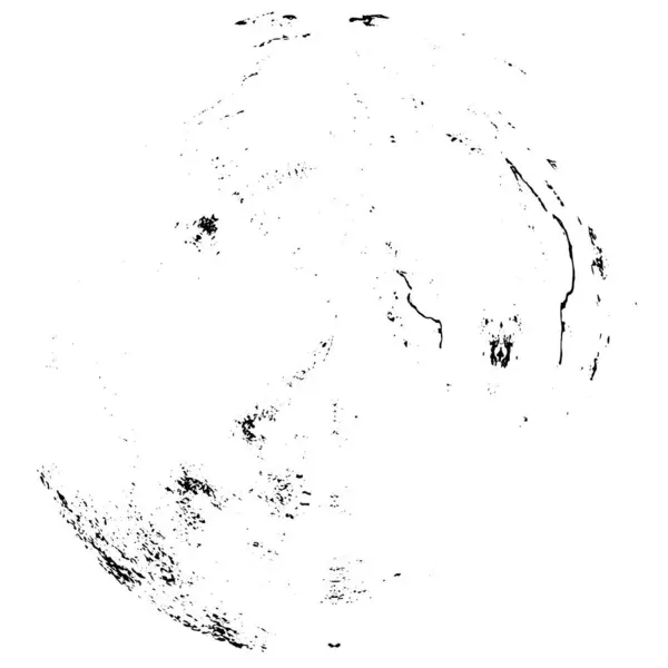 Abstraktní Grunge Kruh Bílém Pozadí Krásný Černobílý Vzor — Stockový vektor