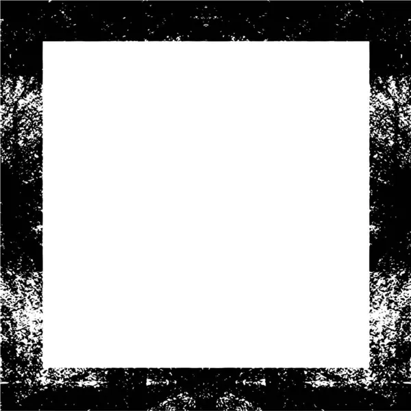 Abstraktní Design Grunge Rám Černobílé Pozadí — Stockový vektor