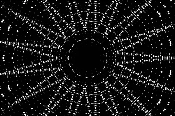 Zwart Wit Donker Grunge Geometrisch Patroon — Stockvector