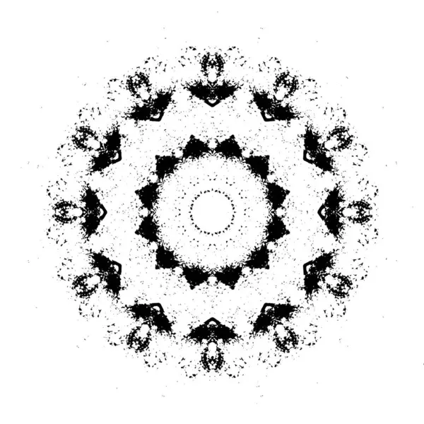 siyah ve beyaz geometrik mozaik