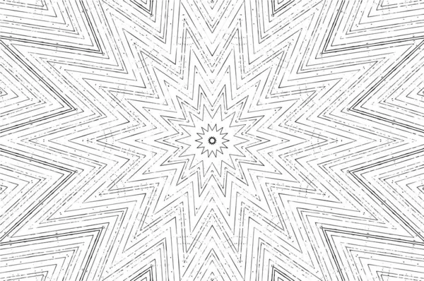 Черно Белая Геометрическая Мозаика — стоковый вектор