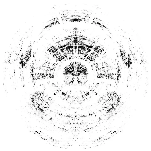 Abstrakter Grunge Kreis Auf Weißem Hintergrund Vektorillustration — Stockvektor