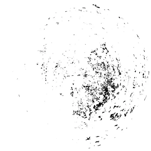 Grunge Pattern Black Ink Strokes White Background — Stock Vector