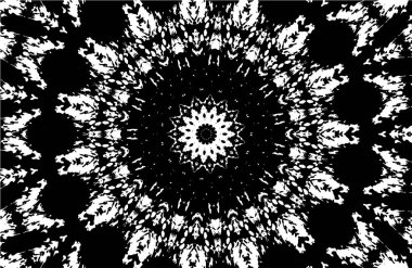 Kaleydoskopik desenli tek renkli süslemeli arkaplan