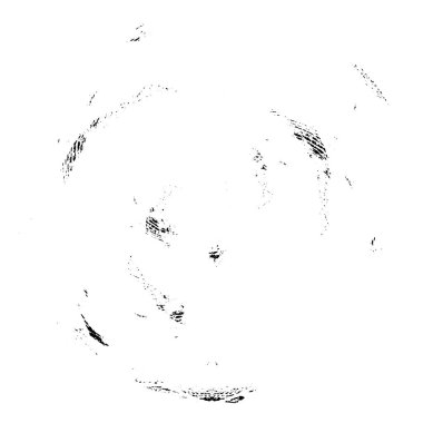  Beyaz arkaplanda soyut siyah yuvarlak şekil 