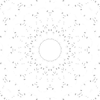 Süslü siyah beyaz arka plan. Mandala deseni.