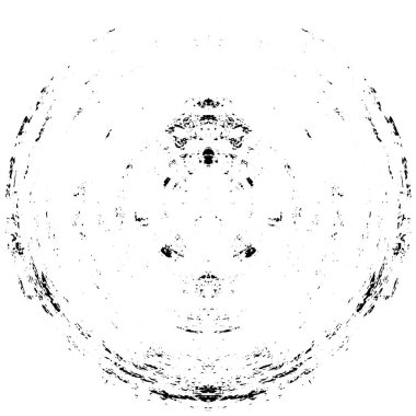  Beyaz arkaplanda soyut siyah yuvarlak şekil 