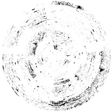  Beyaz arkaplanda soyut siyah yuvarlak şekil 