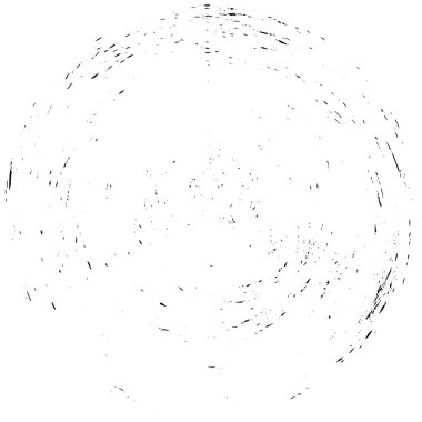  Beyaz arkaplanda soyut siyah yuvarlak şekil 