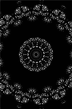 Kaleydoskopik desenli tek renkli süslemeli arkaplan