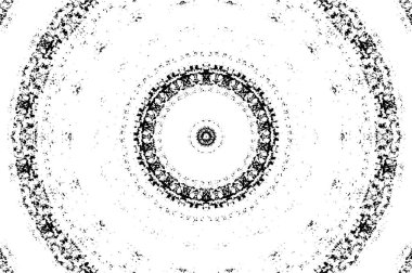 Vektör mandala. Yuvarlak. El çizildi.