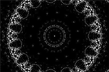 Kaleydoskopik desenli tek renkli süslemeli arkaplan