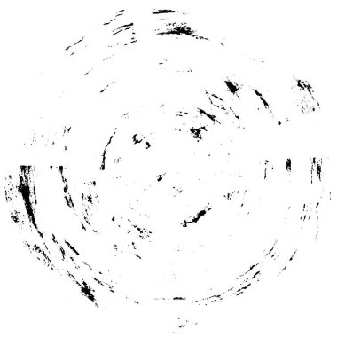  Beyaz arkaplanda soyut siyah yuvarlak şekil 