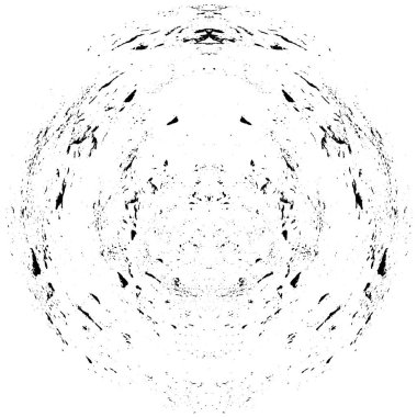  Beyaz arkaplanda soyut siyah yuvarlak şekil 